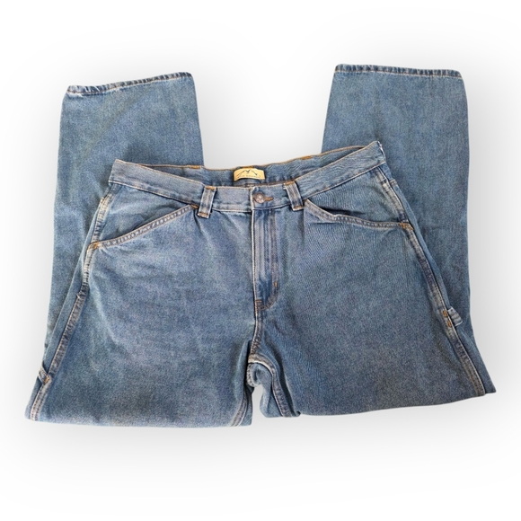 🔥5 FOR $25🔥Blue Mountain Men's Carpenter Utility Work Jeans, Size 38x32 - Picture 1 of 8